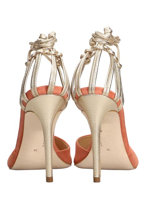 GOLD & ROUGE SANDALI DORITA IN PELLE E CAMOSCIO GOLD&ROUGE | Scarpe | DORITAROSE GOLD